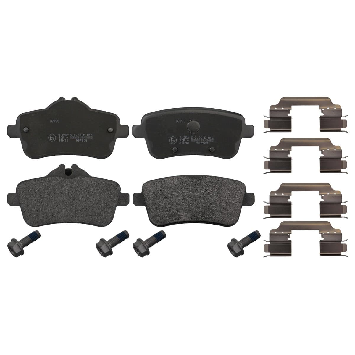 Mercedes GL Series W166 Brake Pads Rear