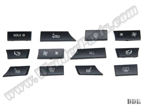 BMW 5 Serisi F10 2009-2016 Klima Tuş Takımı Set:12ad 2007-12