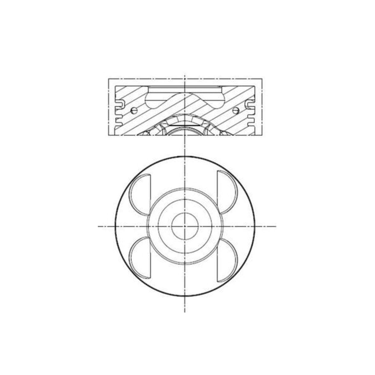 Mercedes Sprinter W906 OM646 Piston 88.50 mm