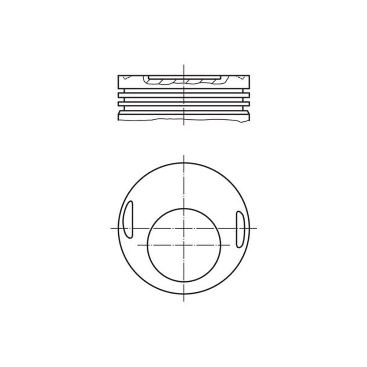 Mercedes E Series W123 M102 Piston STD Pim Tepesi Plain 89.00 MM