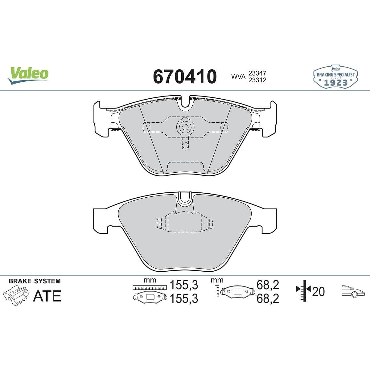 BMW 5 Series E61 Brake Pads Front