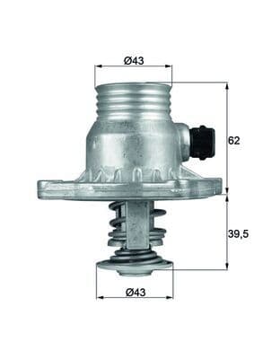 BMW 5 Serisi E39 1996-2003 M62 Termostat