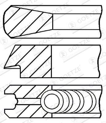 BMW 3 Serisi E46 1997-2006 Segman M-47n 84.00 Mm 3 * 2 * 3
