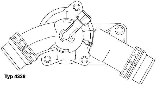 BMW 5 Series E39 1996-2003 M52 Thermostat