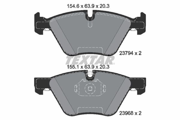 BMW 3 Serisi E90 2004-2012 Fren Balatası Ön