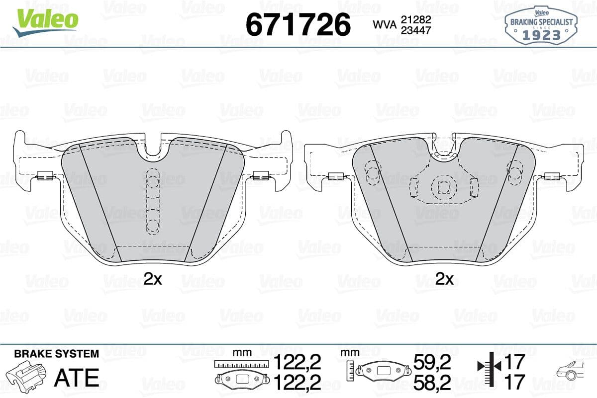 BMW X5 Serisi E70 2007-2013 Fren Balatası Arka