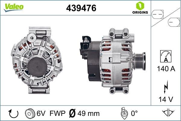 BMW 1 Serisi E87 2004-2011 N42 Şarj Dinamosu 150A