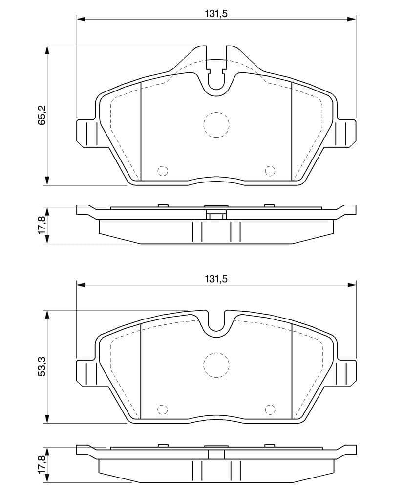 BMW 1 Serisi E87 2004-2011 Fren Balatası Ön