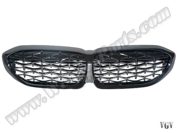 BMW 3 Series G20 2019-2021 Grille Piano-Black -Diamond