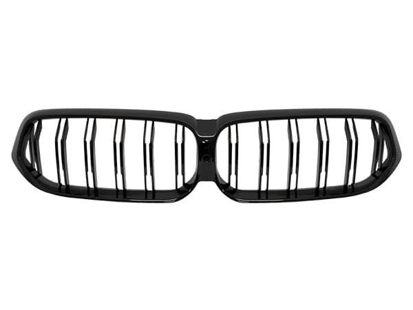 BMW 6 Series G32 LCI 2020- Grille Piano-Black Dual Trim Camera