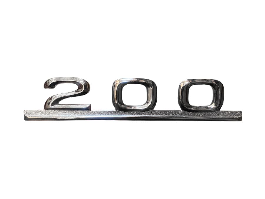 Mercedes W123 Bagaj Yazısı -200-