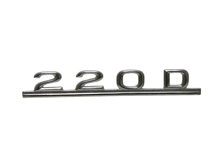 Mercedes W123 Bagaj Yazısı -220D-