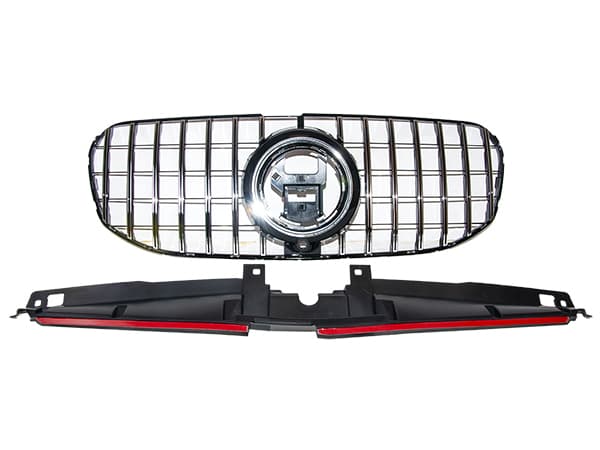 Mercedes X167 2019- Grille Chrome Black, Cam-