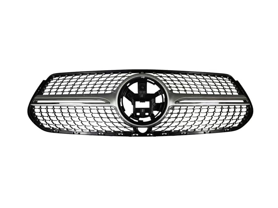 Mercedes GLE Series W167 2019- Grille Chrome Silver, Cam-