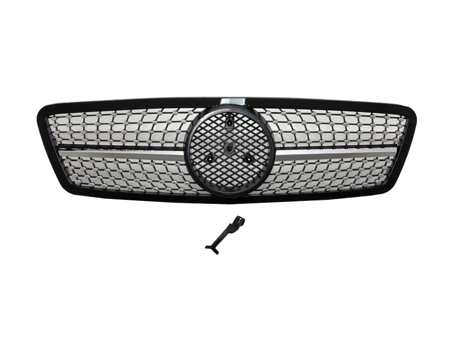 Mercedes C Series W203 2000-2006 Grille Piano-Black -Diamond