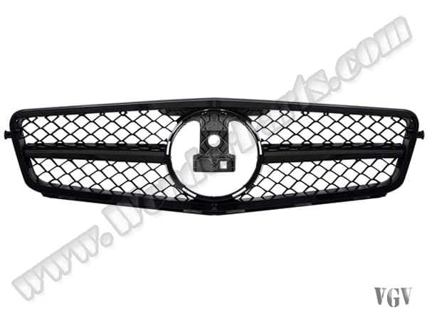 Mercedes C Series W204 2007-2013 Grille Piano-Black -AMG C63
