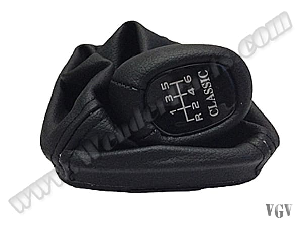 Mercedes E Series W210 Knob Gear Boot -6 Forward- Manual Gearbox Black -Cls