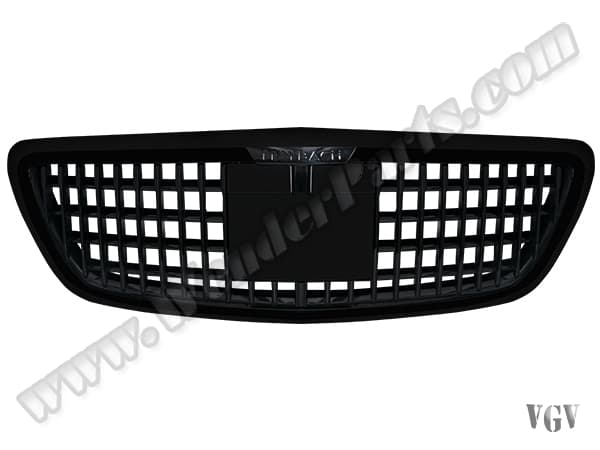Mercedes S Series W222 2013-2016 Grille Piano-Black ACC MAYBACH