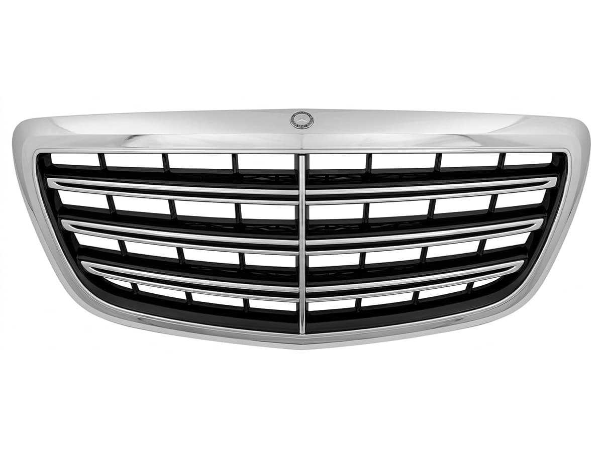 Mercedes S Series W222 2017- Grille Chrome Black