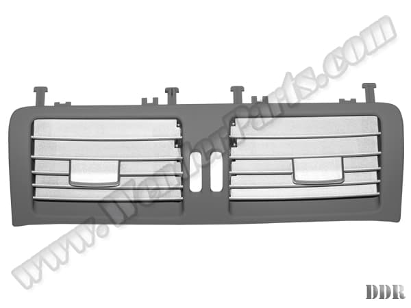 Mercedes R Serisi W251 2010-2013 Klima/Kalorifer Izgarası Ön Orta Nikelajlı Gri