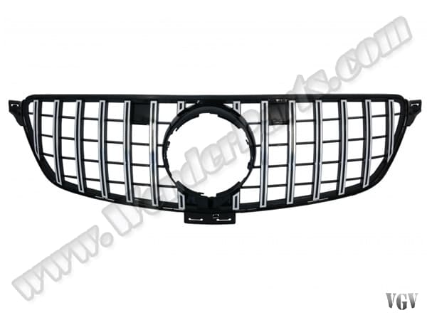 Mercedes GLE Series W292 2015- Grille Chrome Black, Cam-
