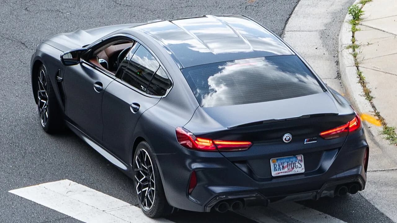 BMW M8 Gran Coupé · F93 araç görünümü