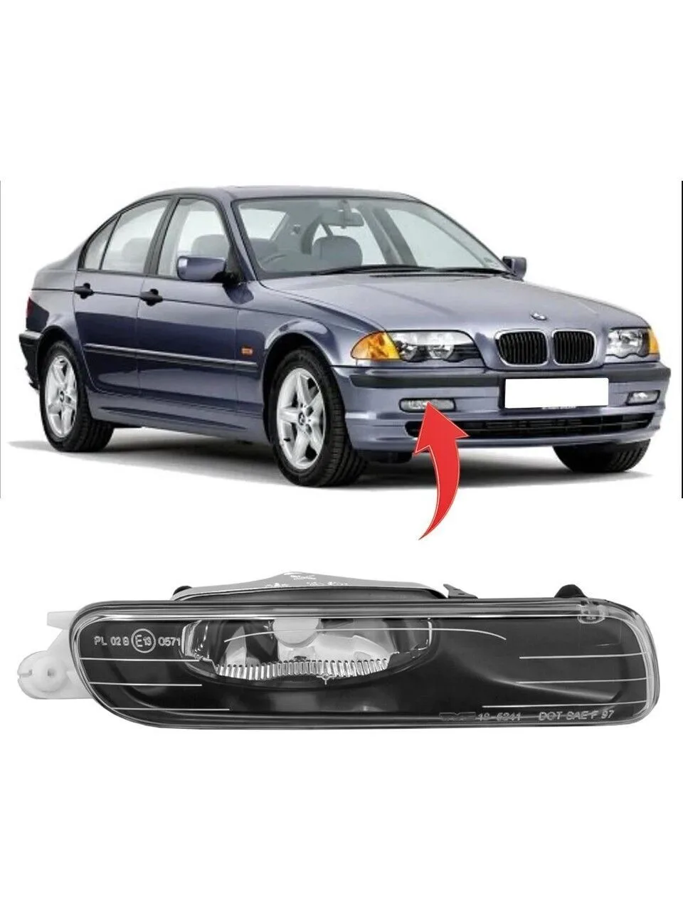 BMW 3 Series E46 Right Fog Light