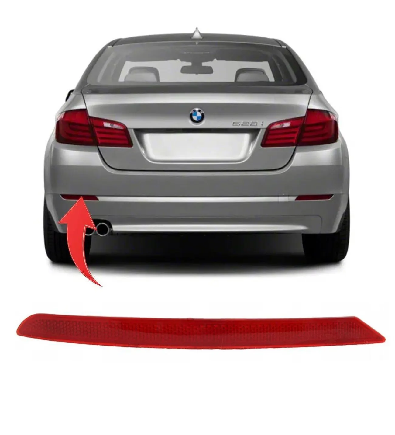 BMW F01 Reflektör Arka Tampon Sol