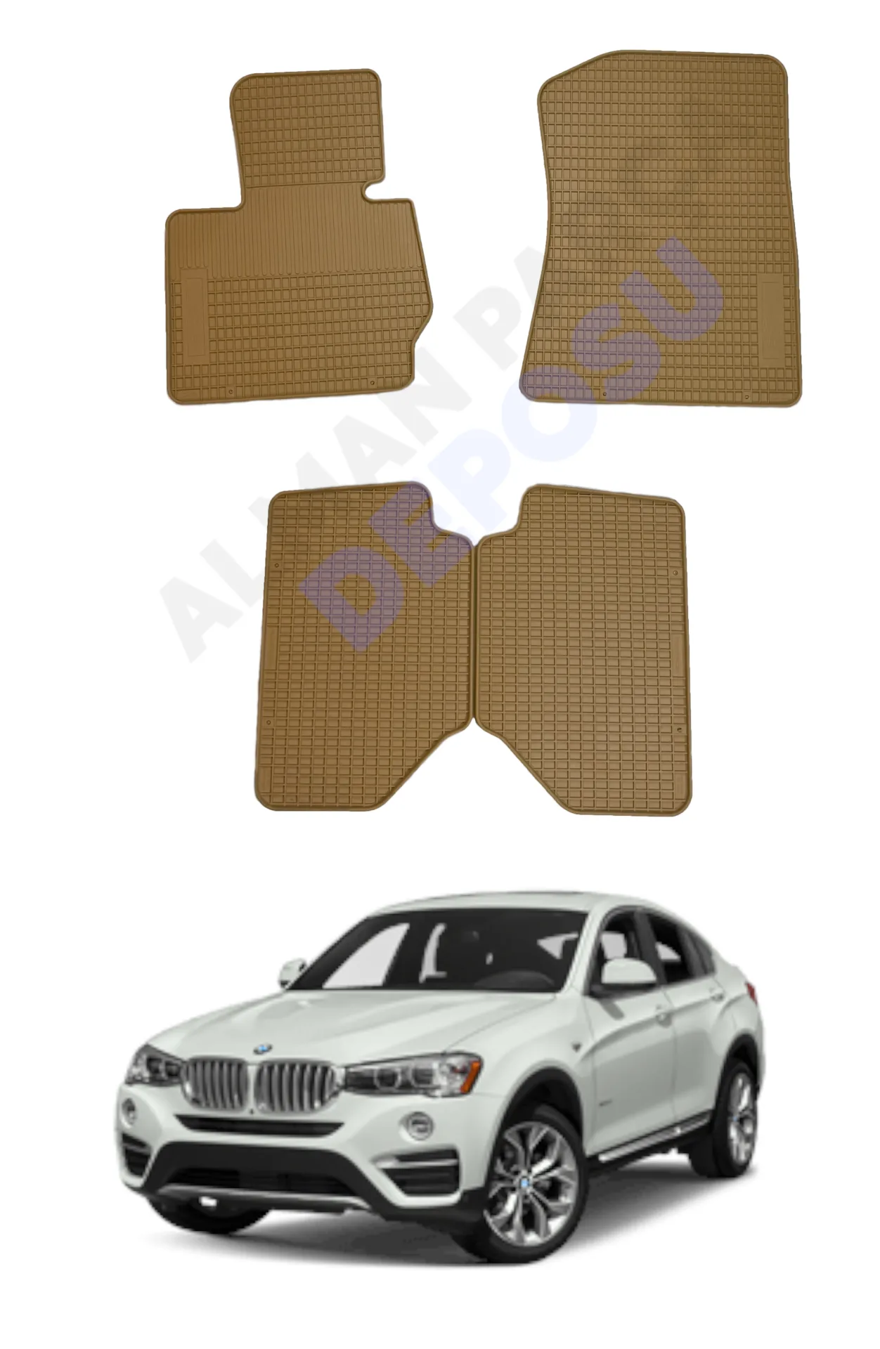 BMW X4 Serisi F26 2013-2018 F26 Lastik Paspas Bej Koku Yapmaz Orijinal Kesim Schönek
