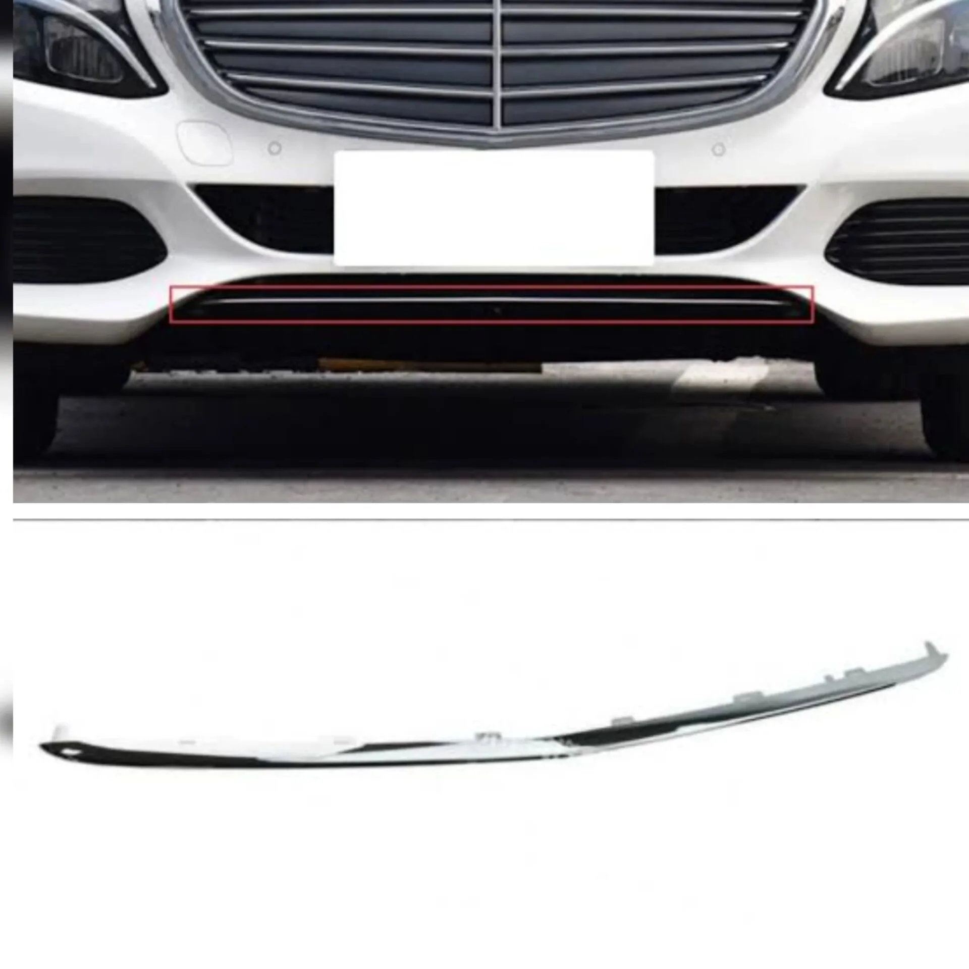 Mercedes C-Class W205 Front Bumper Trim