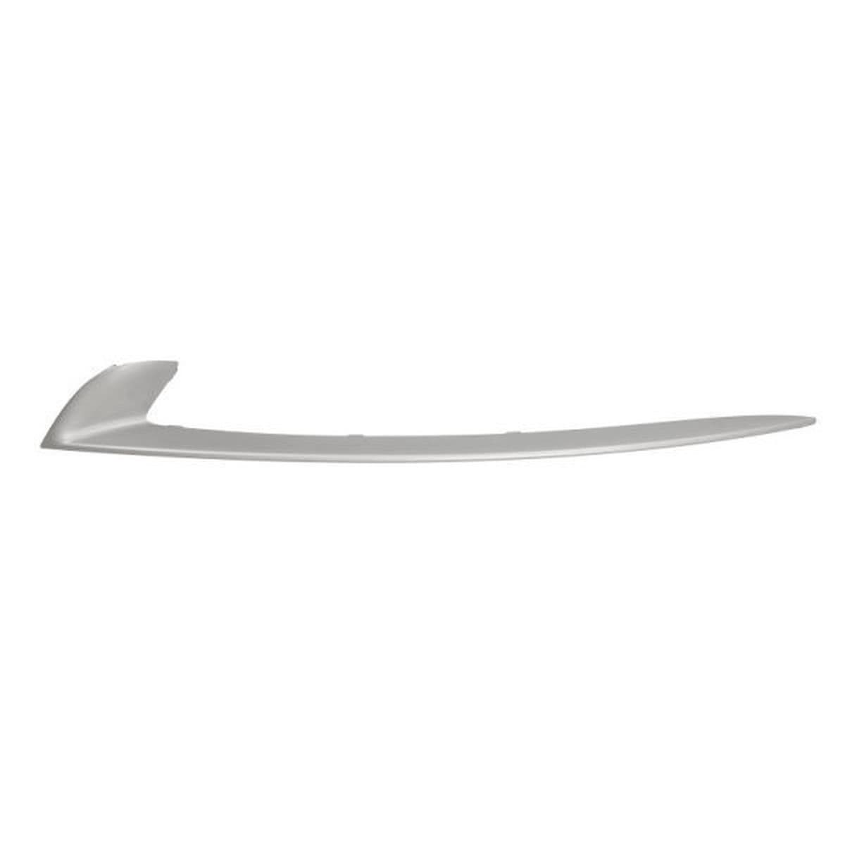 BMW 5 Series F10 2009-2016 Bumper Grille Trim Front Left; Mat-Aluminium 2014-16