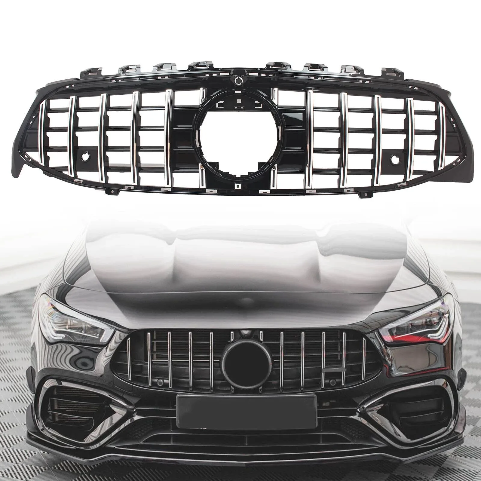 Mercedes CLA W118 Front Grille GTR Chrome 2020-