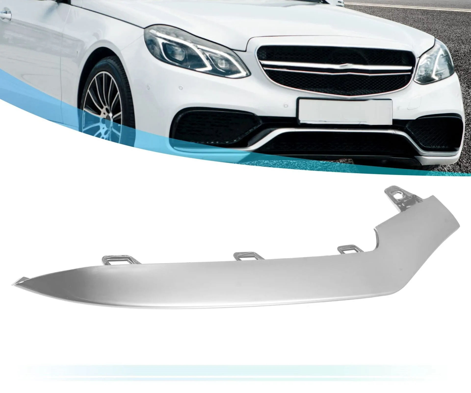 Mercedes E Serisi W212 Tampon Nikelajı Ön Sağ