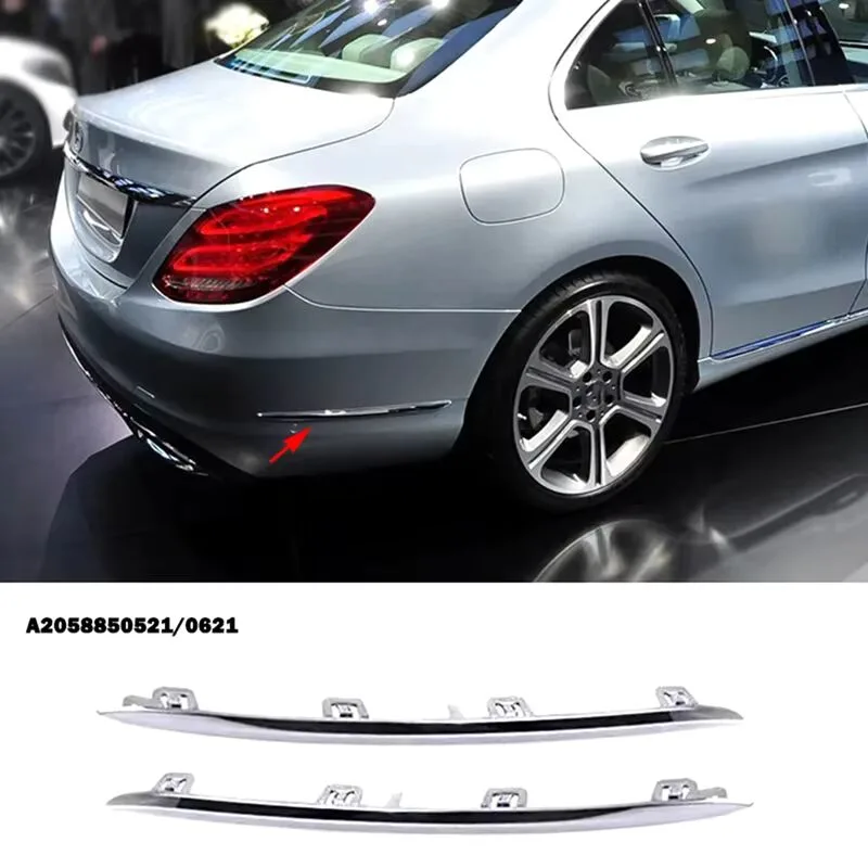 Mercedes C-Class W205 Rear Bumper Trim Right 2015