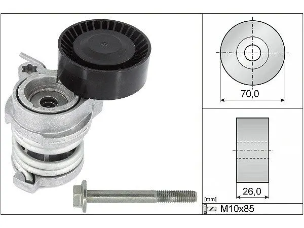 BMW X3 (E83) 2.0 d Complete Belt Tensioner