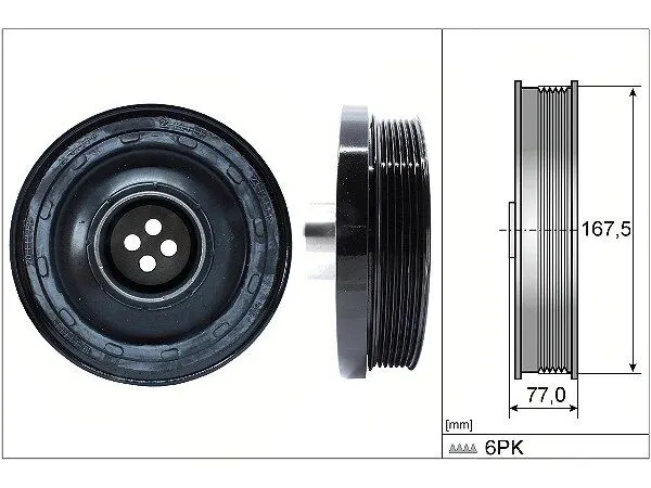 BMW X3 (F25) 20 dX Krank Kasnağı