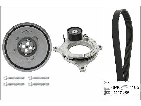 BMW 1 Series F20 116d V Belt Set