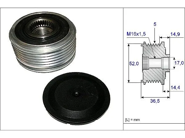 Mercedes A Serisi W169 A 200 Alternatör Kasnağı
