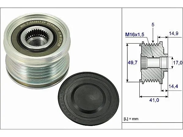 Mercedes A Serisi W169 A 180 CDI Alternatör Kasnağı
