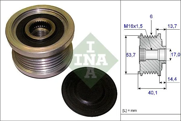 BMW 5 Serisi E60 525i Alternatör Kasnağı