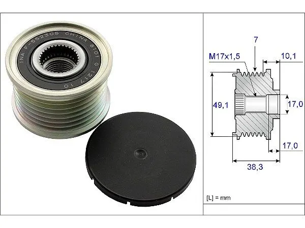 Mercedes Vito III 447 111 CDI Alternator Pulley