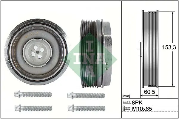 BMW X1 F48 xDrive 25 e Plug-in-Hybrid Crank Pulley