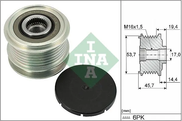Mercedes GLE W166 450 AMG 4-matic Alternatör Kasnağı