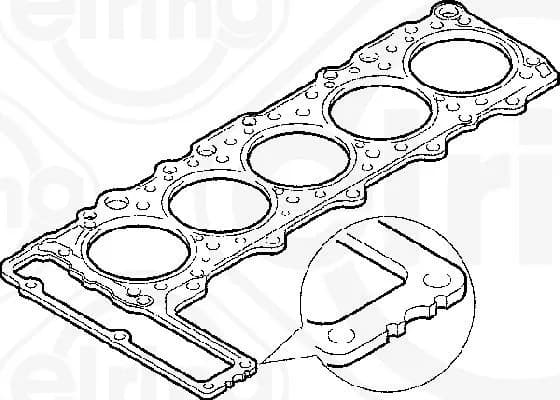 Mercedes E Series W210 OM602 Cylinder Head Gasket