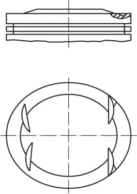 Mercedes E Series W210 M104 Piston 89.90mm STD