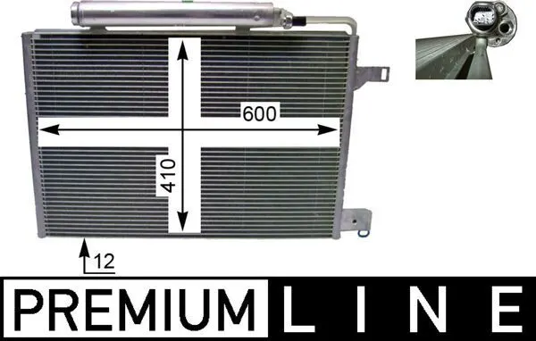 Mercedes B Series W245 M266 A/C Condenser