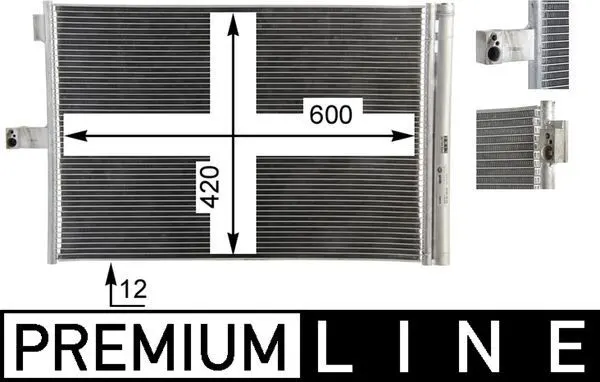 Mercedes E Series W212 M276 A/C Condenser