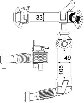 BMW 7 Serisi E65 M57 Egr Soğutucu