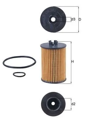 Mercedes A Series W169 A 150 M266 Oil Filter
