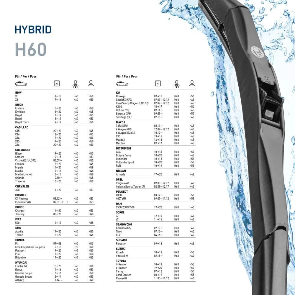 BMW X5 Series F15 Wiper Blade Front